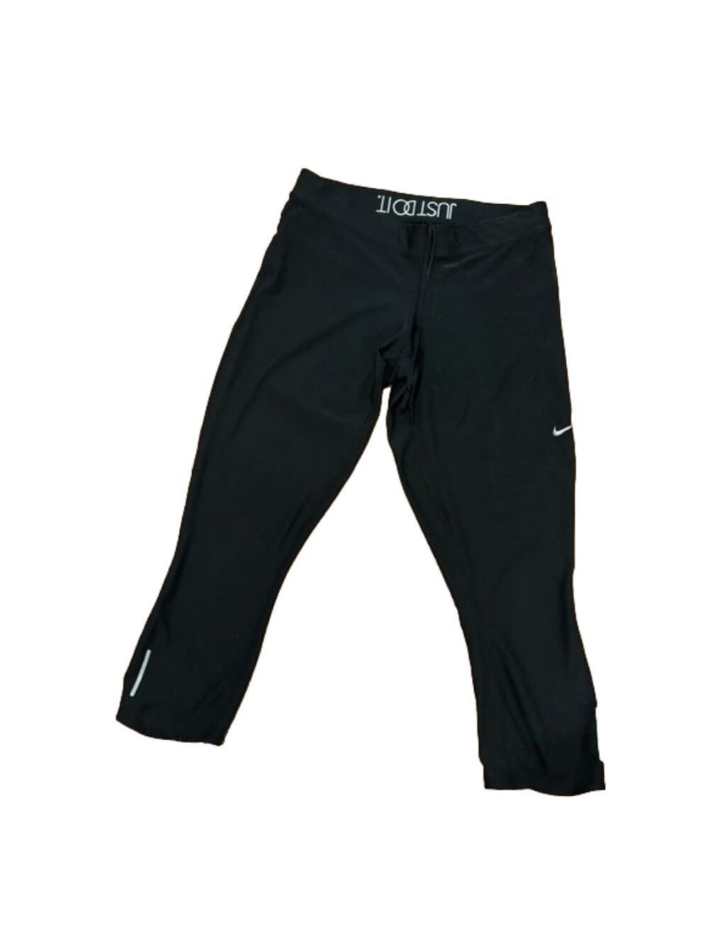 3 PIECES 90s NIKE DRI-FIT CROPPED LEGGINGS  PILATES, YOGO & BARRE CAPRI PANT L - Picture 9 of 11